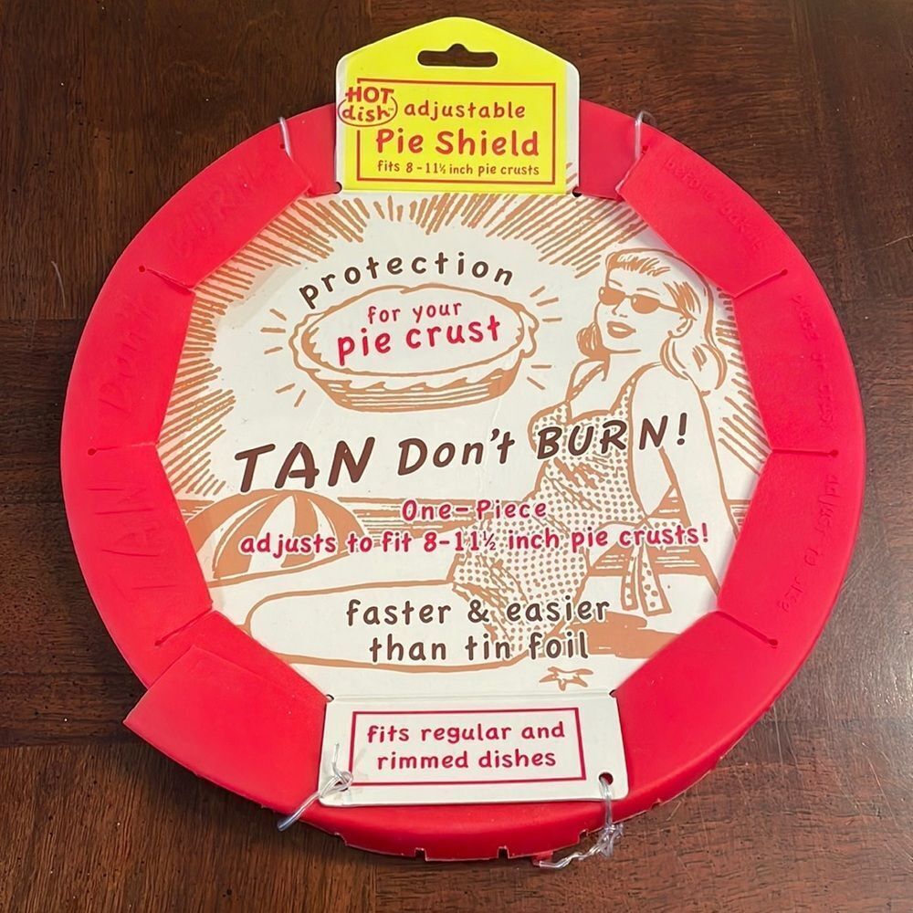 Adjustable Silicone Pie Shield 8-11" Pies